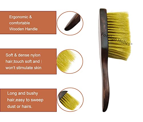 Image of Wooden Long Handle Soft Bristle Multipurpose Dusting Cleaning Brush for Sofa, Clothes, Blanket, Curtains, Home, and Household Cleaner Brushes (M5)