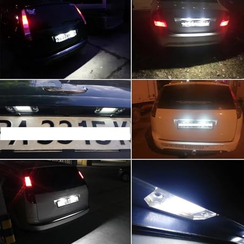 Accesorios iluminación exterior coche para solucionar placa oscura 4