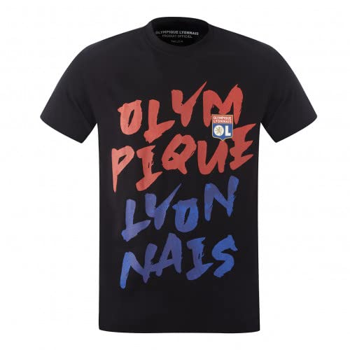 Olympique Lyonnais T-Shirt OL Graph Noir Adulte