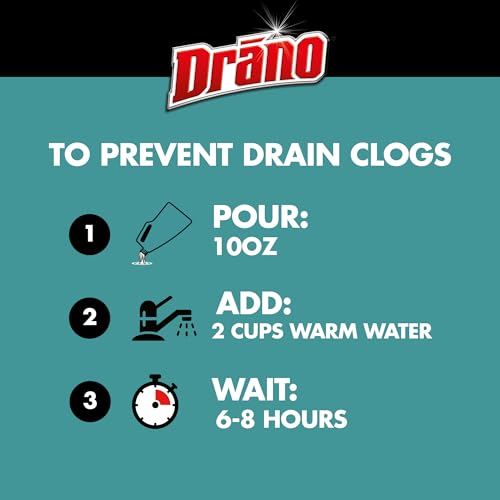 Drano 333671 Max Build Up Remover Drain Clog Remover And Cleaner thumb #5