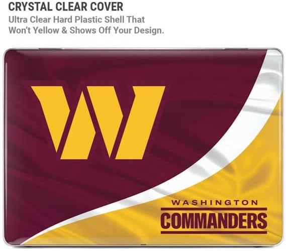 Skinit Case + Skin Compatible with MacBook Air 13in M1 (2021) - Officially Licensed NFL Washington Commanders Flag Design