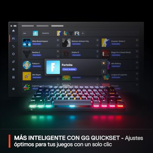 Image of SteelSeries Apex Pro Mini Gen 3 OmniPoint 3.0 HyperMagnetic Switches - Adjustable Actuation - Rapid Trigger - Game-Ready Presets - Protection Mode - Rapid Tap /SOCD - RGB - PBT Keycaps - USB-C