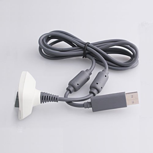 USB Play and Charge Kit 2 in 1 Charging Cable for XBOX 360