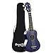 Strong Wind Sopran-Ukulele 21 Zoll, 4 Saiten, Hawaii-Ukulele, mit Tasche, für Kinder, Studenten, Freunde, Anfänger und Erwachsene (blau)