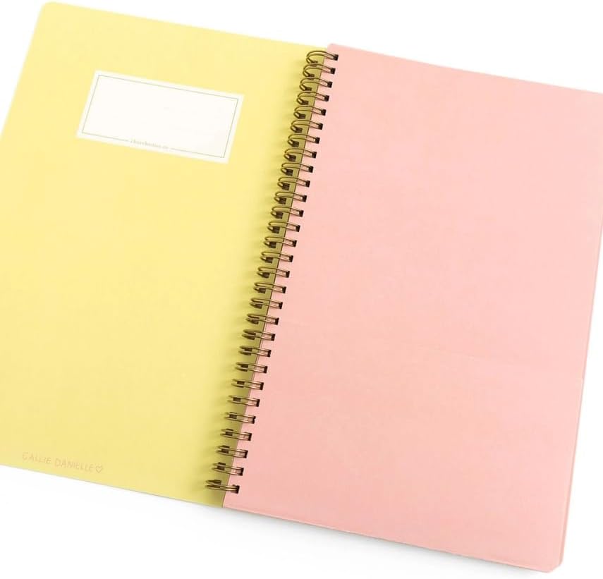 Smiley Notebook by Callie Danielle - Bible Journal for Women, Sermon Notes, Christian Notebook, Christian Journals Gift for Church Members, Bible Study Group, Church Families