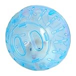 Large Hamster Ball 12cm, Plastic Transparent Hamster Wheel, Hamsters Running Jogging Exercise Ball, Accessories for Relieves Boredom, Increases Activity Small Animals Pet
