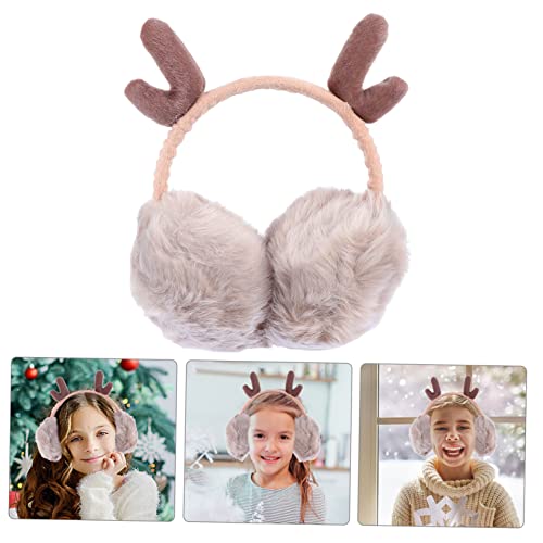 Orejeras infantiles de Navidad VALICLUD con cuernos de reno tres piezas para invierno 2