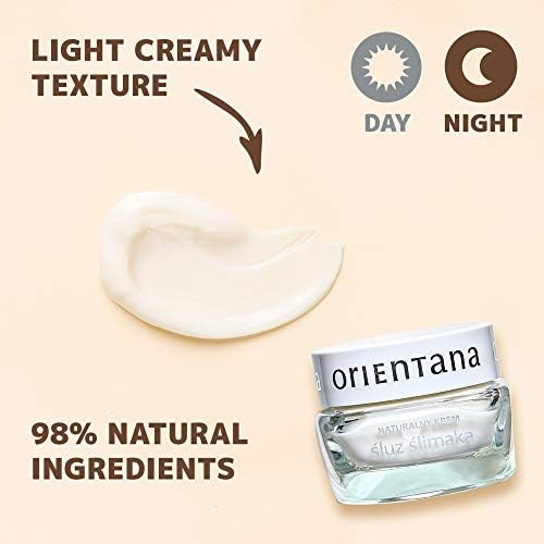 Orientana - Natural Snail Face Cream | Anti Aging | Daily Beauty Routine | Effective Skin Repair | Wrinkle Defying | Day and Night Care |Firming and Hydrating Every Skin Type - 50ml