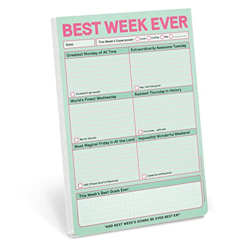 Knock Knock Best Week Ever Pad (Pastel Version) (Knock Knock Pads)