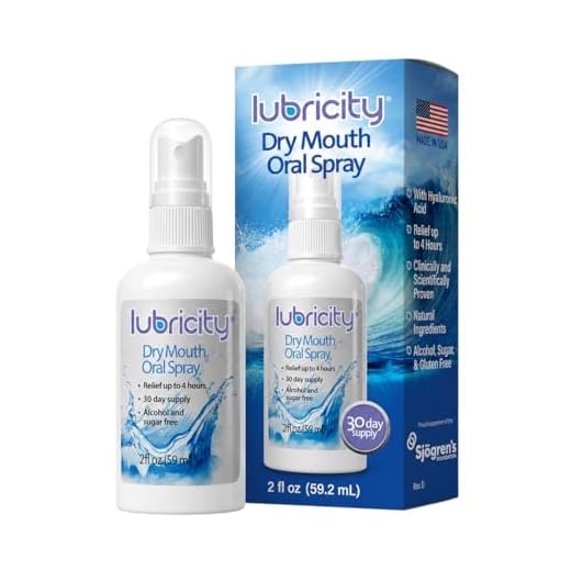 Lubricity Dry Mouth Oral Spray for Symptomatic Relief of Dry Mouth, Flavorless - 2 oz, 30 Day Supply