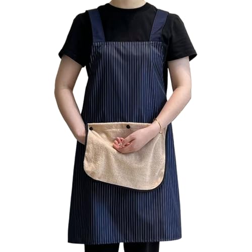 Delantales para mujer con bolsillos | Mono ajustable impermeable con falda desmontable, con bolsillos múltiples y funcionales | para pastelería, café, niñas, proyectos, jardinería, casa, interior
