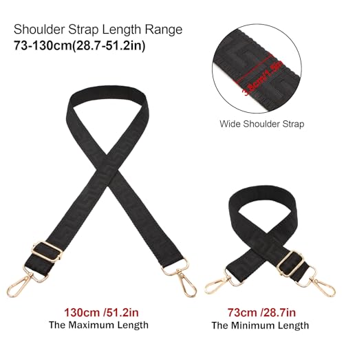 Image of Long Keeper Purse Strap Wide 3.8cm Shoulder Strap Crossbody Bag Strap Replacement Adjustable Guitar Straps for Women Handbags