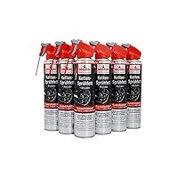NIGRIN MOTO-BIKE Dry Lube Ketten-Sprühfett für Motorrad, 6 x 400 ml, geeignet für O-, Z- und X-Ring-Ketten, Korrosionsschutz, Mehfarbig