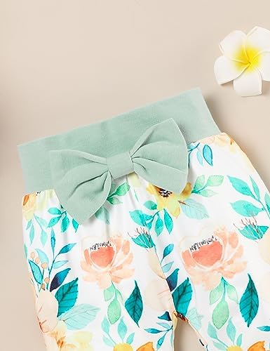 Oklady Newborn Girls Outfits Baby Floral Clothes Long Sleeve Romper Ruffle Floral Pants Clothing Set 7 41IGuyT75PL. AC