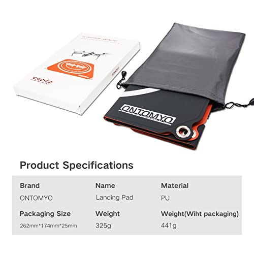 Ontomyo 20 Inch Mini 3 Pro Drone Landing Pad - Foldable Double-Sided Universal Waterproof 50Cm Landing Pad For Dji Mini 3 Pro, Mini 2 Mini 2, Mavic Mini Se, Mavic Mini, Dji Air 2S, Mavic Air 2, Fpv, Mavic 2 Pro/Zoom Drone Accessories #TOP4
