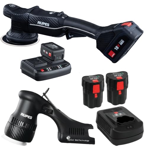 RUPES-BigFoot-HLR15-iBrid-HLR75-iBrid-Mini-Random-Orbital-Polisher-Kit RUPES BigFoot HLR15 iBrid & HLR75 iBrid Mini Random Orbital Polisher Kit - Image 1