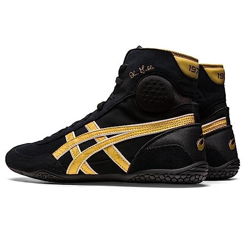 ASICS Sapatos de Luta Livre Masculino DAN Gable EVO 3, Preto/ouro rico, 7