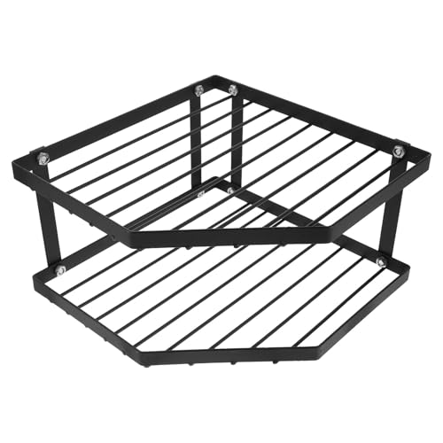 TOKIDNY Multi-layer Corner Kitchen Pot Rack Stand Scratch-resistant Metal Organizer Shelf for Countertop Spice Storage Space-saving Corner Shelf for Pots Pans and Condiments in Home