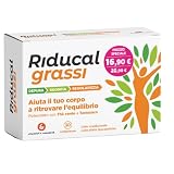 CHEMIST’S RESEARCH RIDUCAL GRASSI | Integratore Alimentare Vitamine, Fibre, Estratti Vegetali, Coadiuvante e Mantenimento del Peso Corporeo, Senza Glutine, Senza Lattosio | 30 Compresse (1 Confezione)