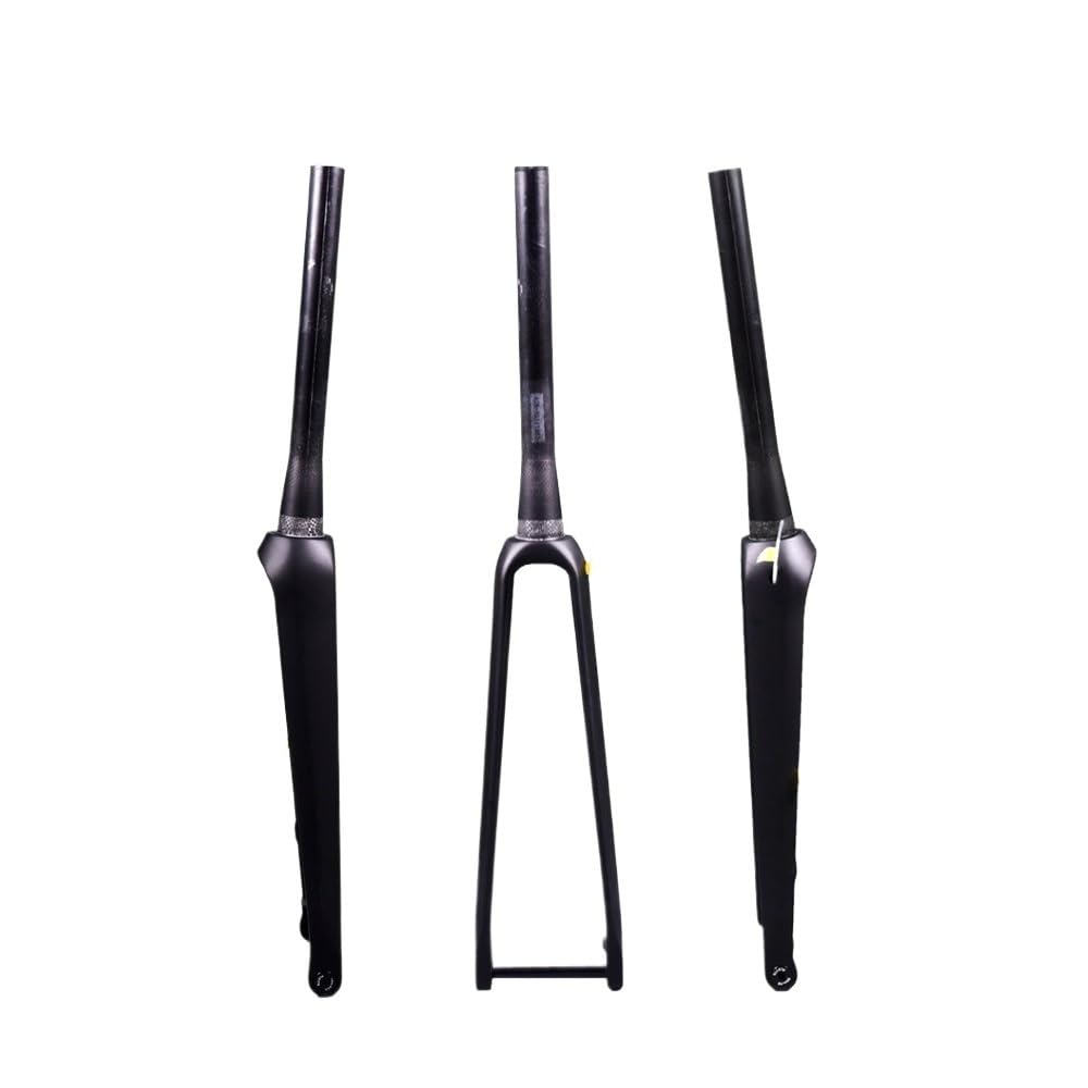Fahrrad Gabel Carbon Road Gabel 700C Steckachse 100 * 12mm Scheibenbremse 140/160mm Fahrradgabeln Verjüngt Fahrradgabel