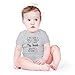 AW Fashions I May Have A Small Finger But I Have Aunt Wrapped Around Baby Body suit Funny Cute Romper Outfit (6 Months, Sports Grey)