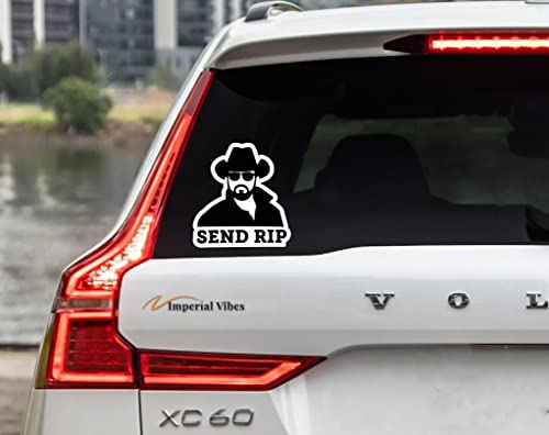 Imperial Vibes | Send Rip Funny Car Decal Funny Sticker Car Truck Van Suv Window Wall Cup Laptop Tumbler 2 Pack - Imp 22 #TOP2