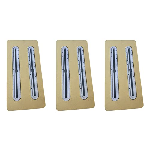 Caja de riel de hidroala blanca en pack de 3 piezas con base de espuma PVC