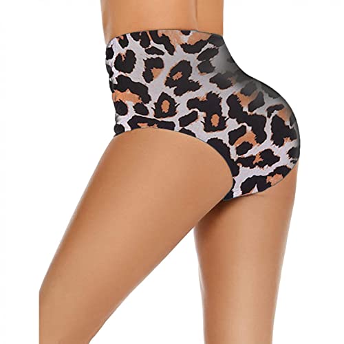 Pantalones cortos de natación para mujer, pantalones cortos para mujer, traje de natación de una pieza con pantalones cortos, estilo casual, talla 18, bikini, ciclismo, marrón, XL