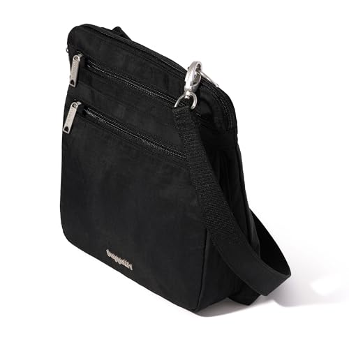 Baggallini Securtex Anti-Theft Large Crossbody 10"x10" Travel Purse with RFID, Locking Zippers & Cut-Resistant Strap4