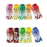 fyl Zuckerfreier Sirup 5+5 Gratis Starterset – 10 Flaschen für 120L zuckerfreies Getränk – 10 Geschmacksrichtungen – Zero Zucker, mit Vitaminen