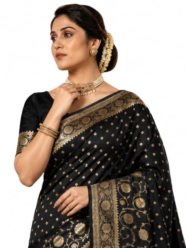 Image of Yashika Women's Art Silk Saree with Blouse Piece for Traditional Ethnic Wear Sari