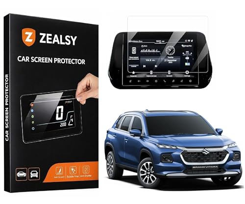 Image of Screen Guard Protector Compatible For MARUTI SUZUKI GRAND VITARA ZETA ALPHA 9 Inch Infotainment System Touch Accessories (Grand Vitara, 9 Inch)