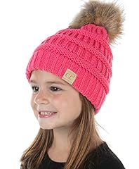 Candy Pink - Faux Fur Pom