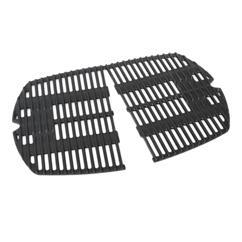 COGRICHBF Grillrost für Weber Q200 Q220 Q260 Q2000 Q2200 Q2400 Series Gasgrills Gusseisen 27 3 x 38 8cm rost for Weber 7645 65811 Ersatzteile Zubehör 2 Stück