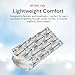 Arrow Pattern Infinity Scarf for Women - Travel Scarf with Hidden Pocket - Women Infinity Scarves for All Seasons (White)