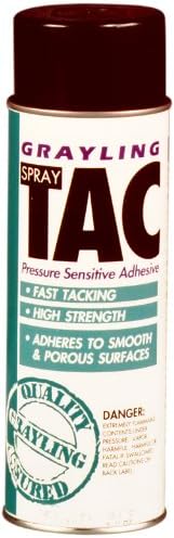 Grayling 4320 TAC Spray Adhesive, 12 oz Can (Case of 12)