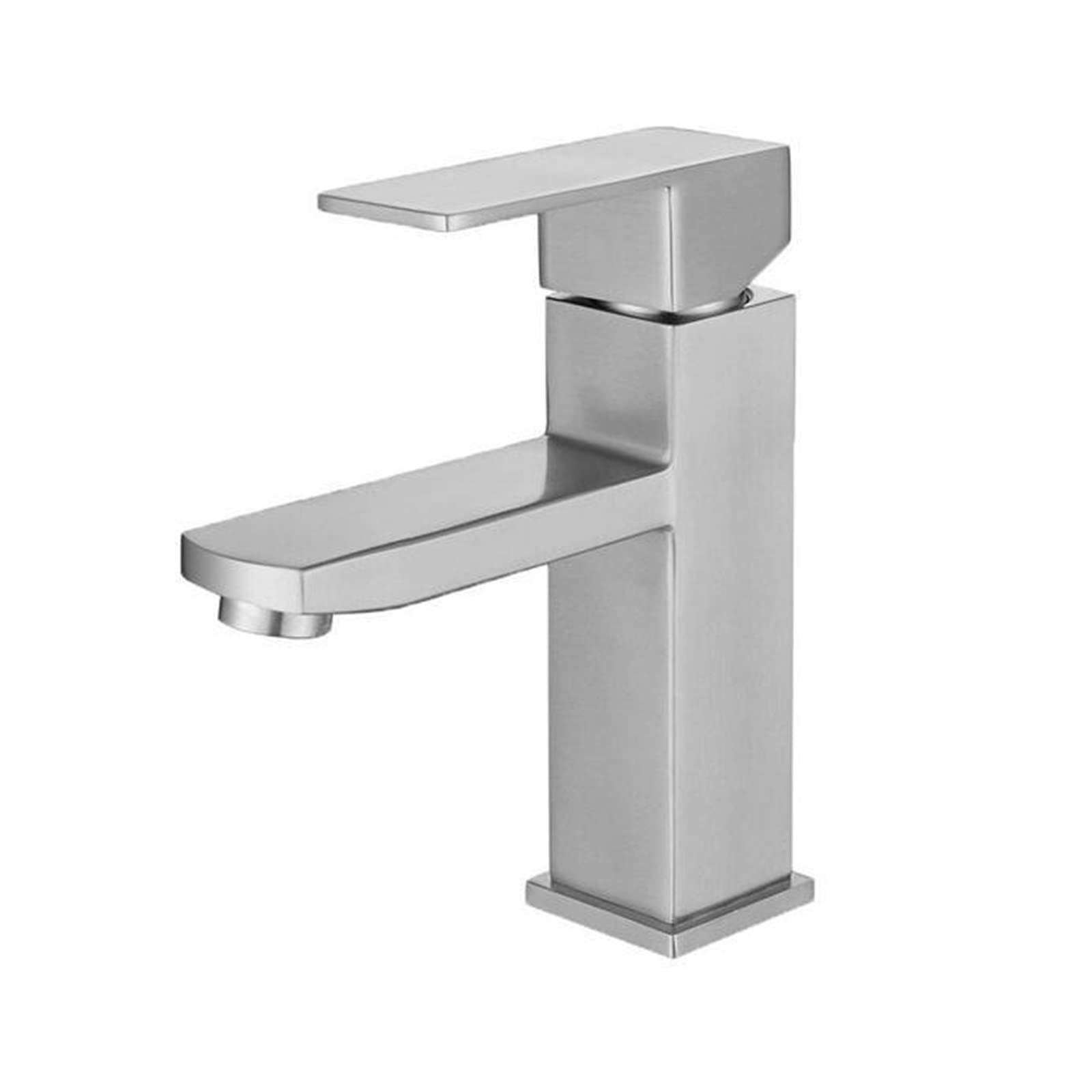 Robinet de lavabo monté sur le pont mitigeur noir monocommande de salle de bain