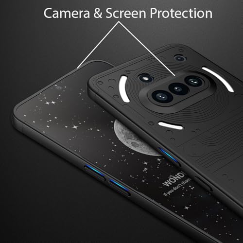 Image of Kapa Double Dip Full 360 Protection Back Case Cover for Nothing Phone 3A 5G (Black)
