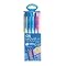 Caneta Esferográfica Retráril CIS Move RT 0.7mm, Estojo com 5 cores (Azul, Preta, Rosa, Roxa e Azul Claro)