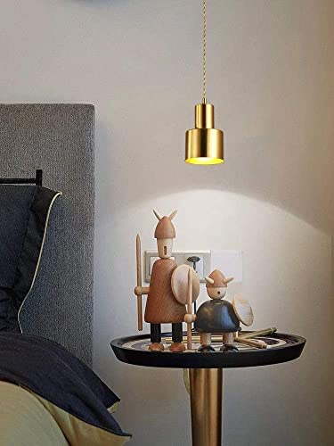 Cristal de oro para sala de estar moderna, lámpara elegante con casquillo E27 5