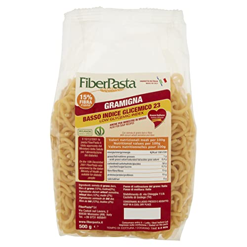 FiberPasta Gramigna a basso indice glicemico 500g