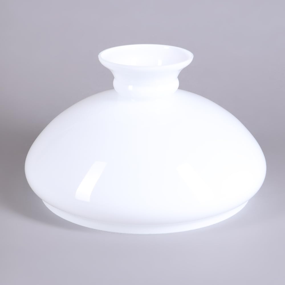 Lampenglas Ersatzglas Petroleumlampe Opalglas Leuchtenglas Vestaschirm Petroleumglas Ø 300mm Weiß