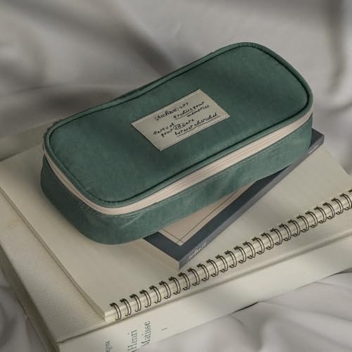 Image of Monolike Archive247 Standard Pencil Case 01. Deep mint - Pencil Pouch, Portable Pencil Bag, Pencil Case, Office Pouch case