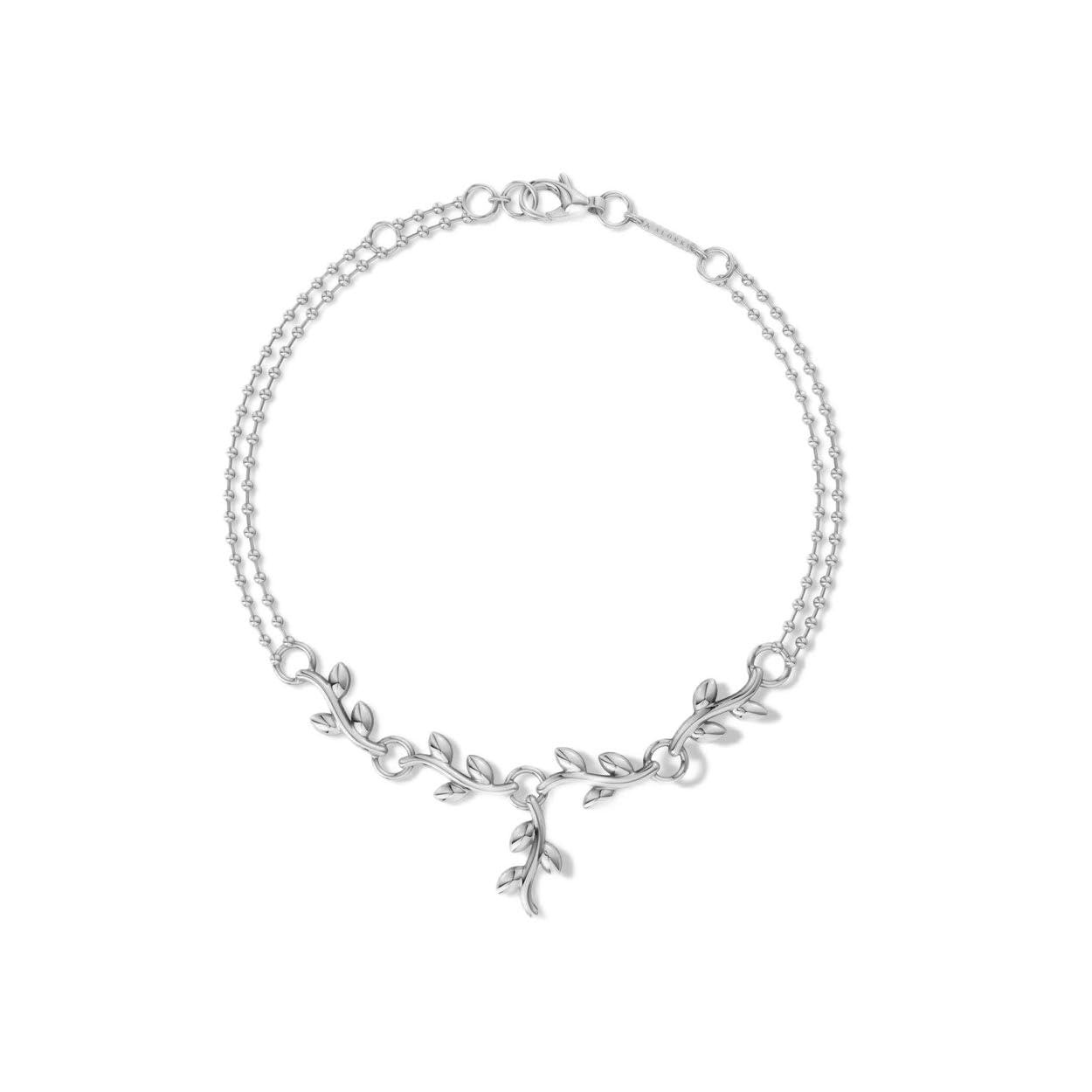 Romantic Floral Olive leaf vine anklets-picture-15