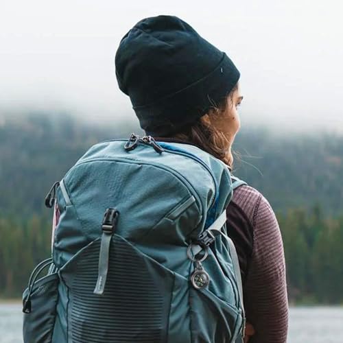 Pack Ready para Aventura: Brújula Mini de Titanio y Linterna Mini Gris con 4 Modos de Luz - Equipo Durable y Compacto para Supervivencia, Navegación y Uso Diario miniatura 5