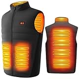 [LABEWVI] 電熱ベスト ヒーターベスト 30,000ｍAhバッテリー付属 DC給電 7つヒーター ３段階温度調整 最大11時間 洗濯可 通勤/釣り/キャンプ/アウトドアに最適