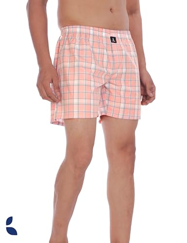 Image of Cotton Boxer Shorts for Men, Breathable, Comfortable & Lightweight (Pack of 2)