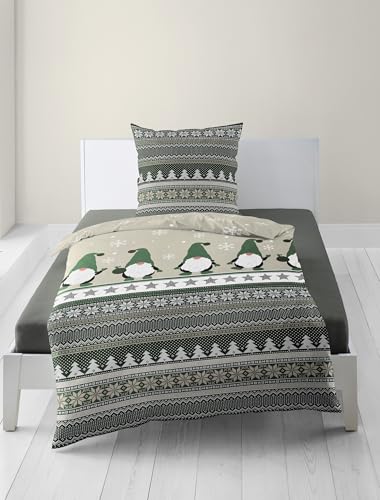 Bierbaum Bettwäsche 4051, Feinbiber, 100% Baumwolle, Designed in...