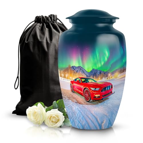Image of Car Urn for Ashes Unique Urn 10 Inch Large | Unique Urn, Cremation Urns Human Ashes, Funeral Urns