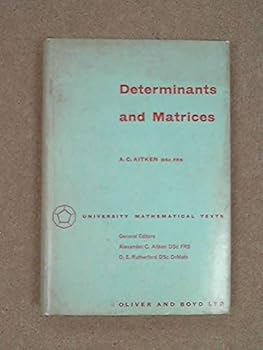 Hardcover Determinants and Matrices Book